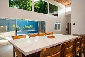 Kitchen island in your Costa Rica vacation rentals property Casa Carlayna in Playa Potrero, Guanacaste